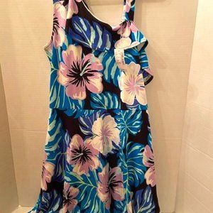 GIRLS FLORAL DRESS SIZE 14 NWT